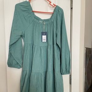 Universal Goods Green Swing Dress